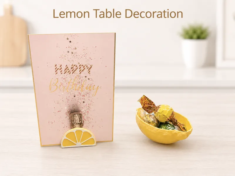 Lemon Table Decoration