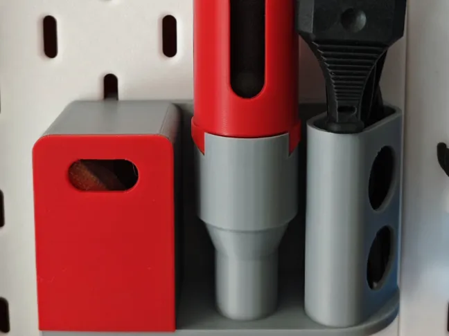 Skadis holder for heat insert / soldering iron