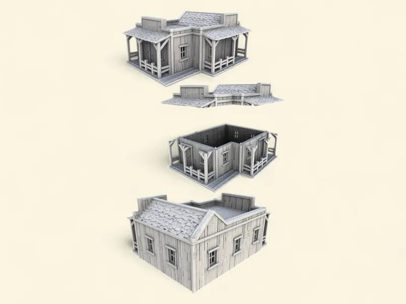 Wildwest-Serie  /  Haus 15