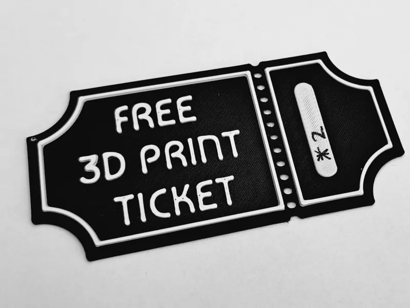 Free 3D-Print Ticket 