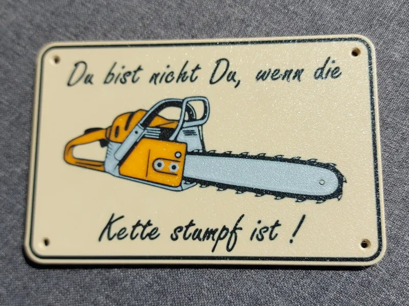 Du bist nicht Du, wenn die Kette stumpf ist