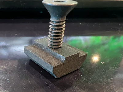 1/4"-20 extruded aluminum nut