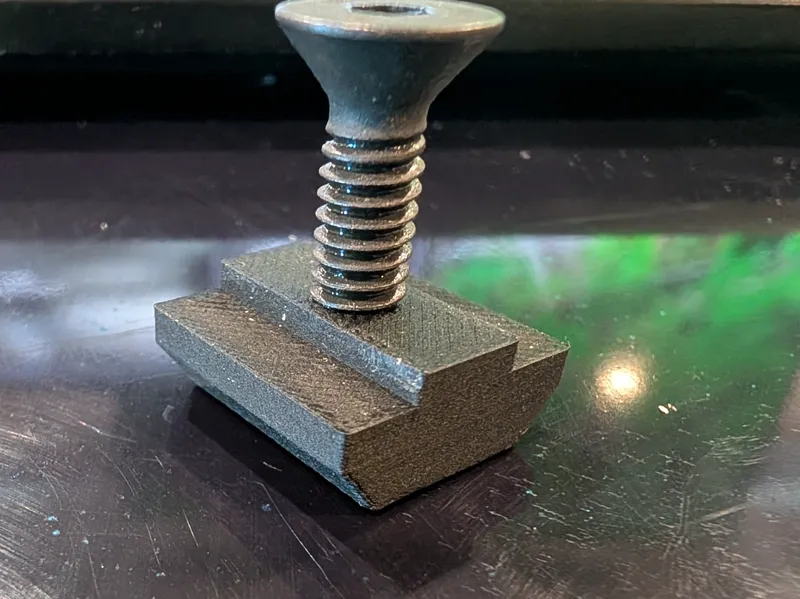 1/4"-20 extruded aluminum nut