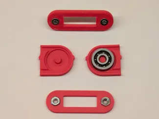 Through deck pulley for IOM