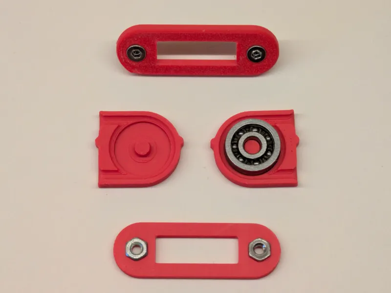 Through deck pulley for IOM