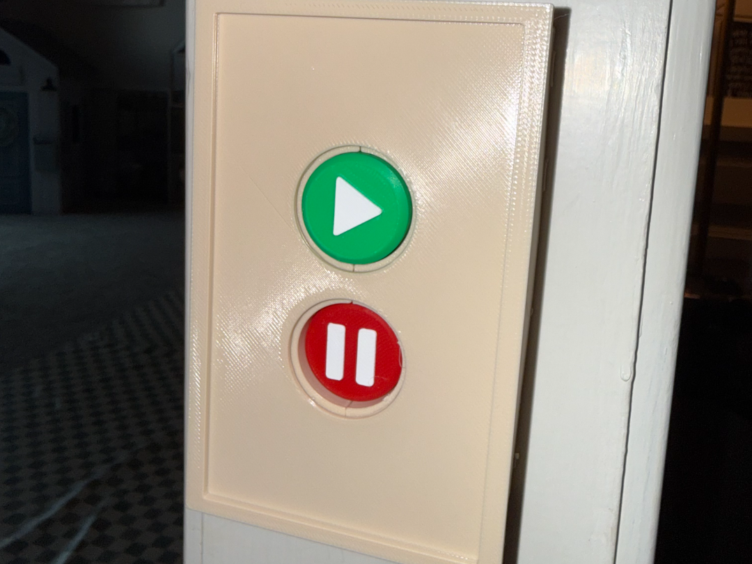 Play/Pause Toy Button - 3D printed Other Toys & Games, in stock in India