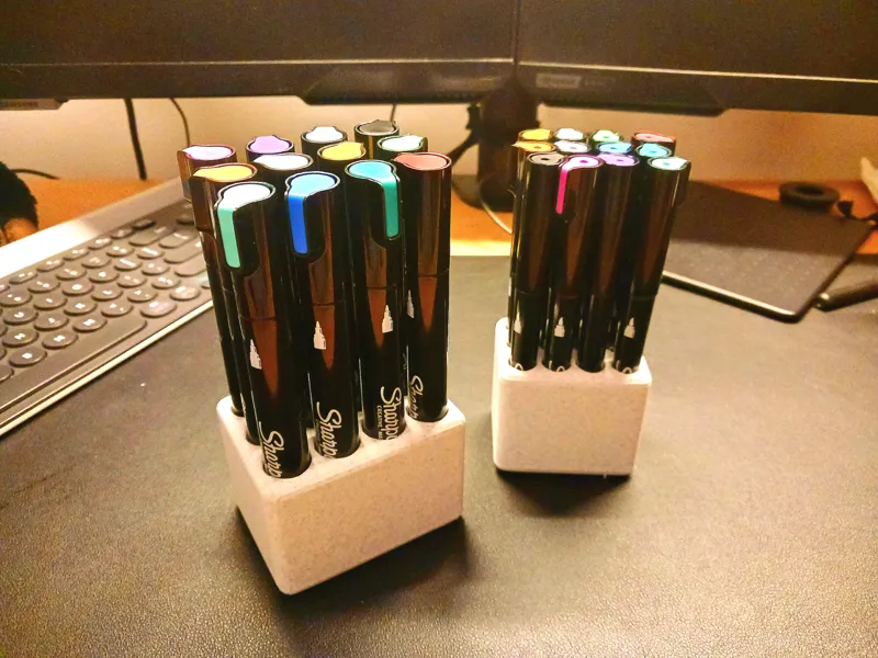 Large "Sharpie Acrylic Markers" holder 