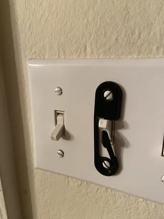 Light Switch Lock - Keeps Light Switch Turned On