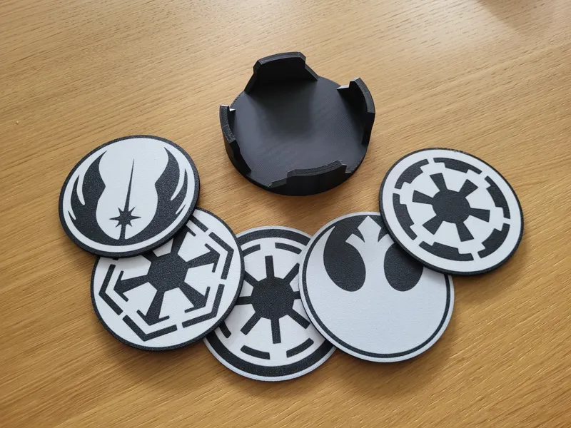 Star Wars Coaster-Set with Holder