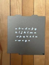 Lowercase Letters Only!