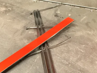 Cable Tie Mounting Rail (Long)