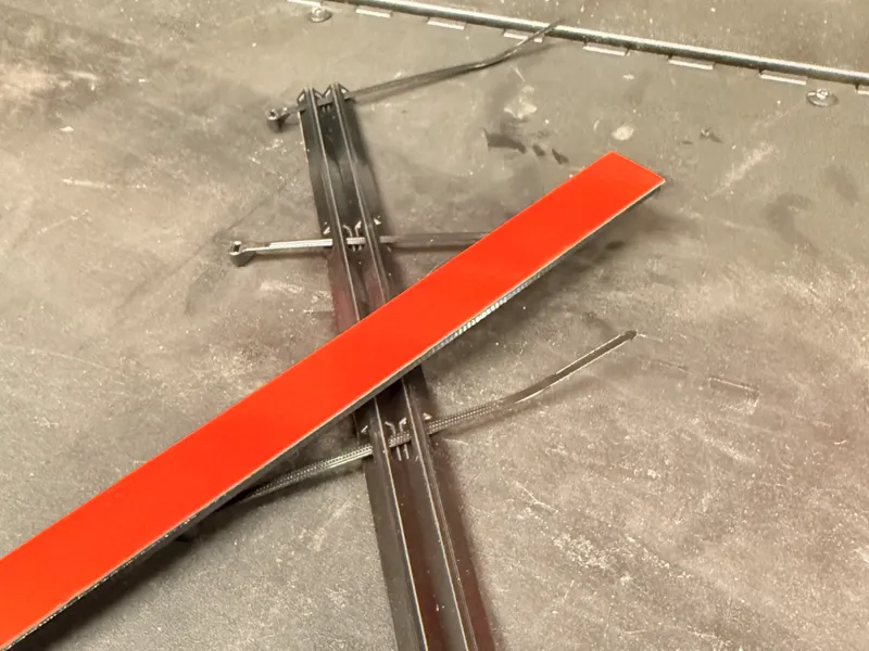 Cable Tie Mounting Rail (Long)