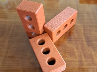 clay brick toy
