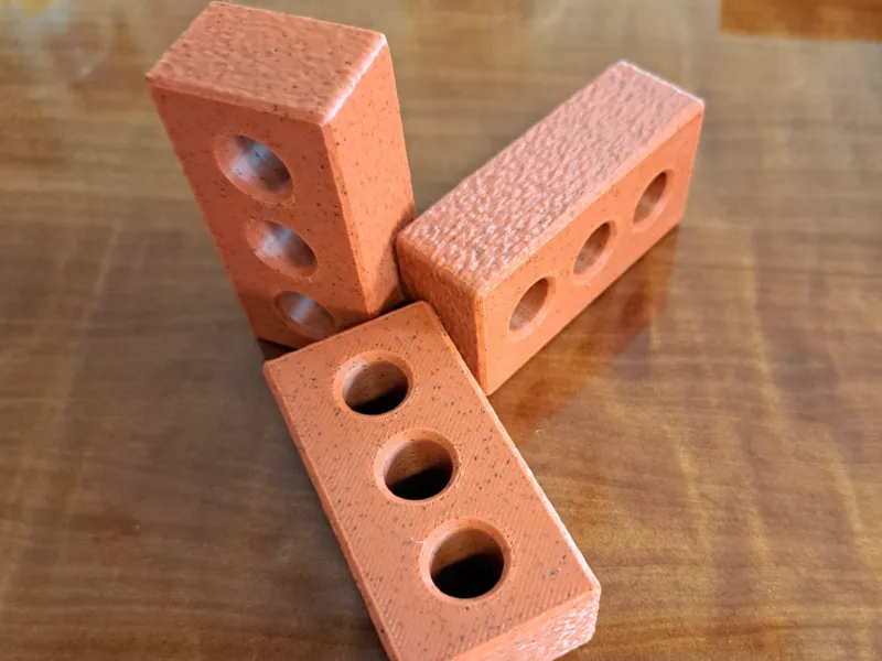 clay brick toy