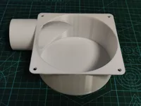 Adaptateur ventilateur 120 mm vers gaine d'évacuation 50 mm — photo 4