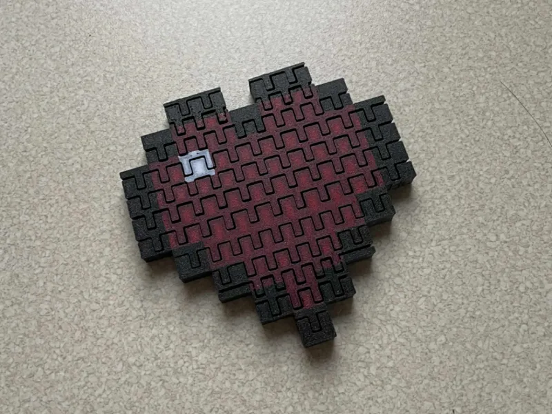 Minecraft flexible heart