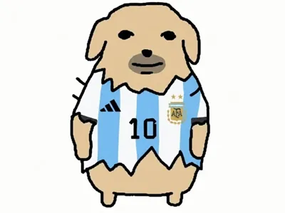 nudaeng dog keychain (messi)