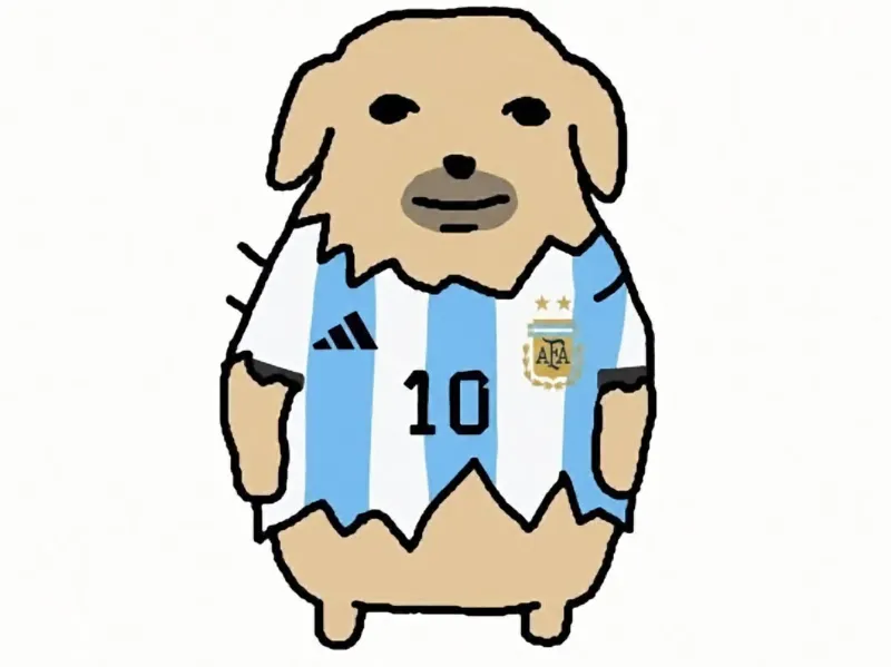 nudaeng dog keychain (messi)