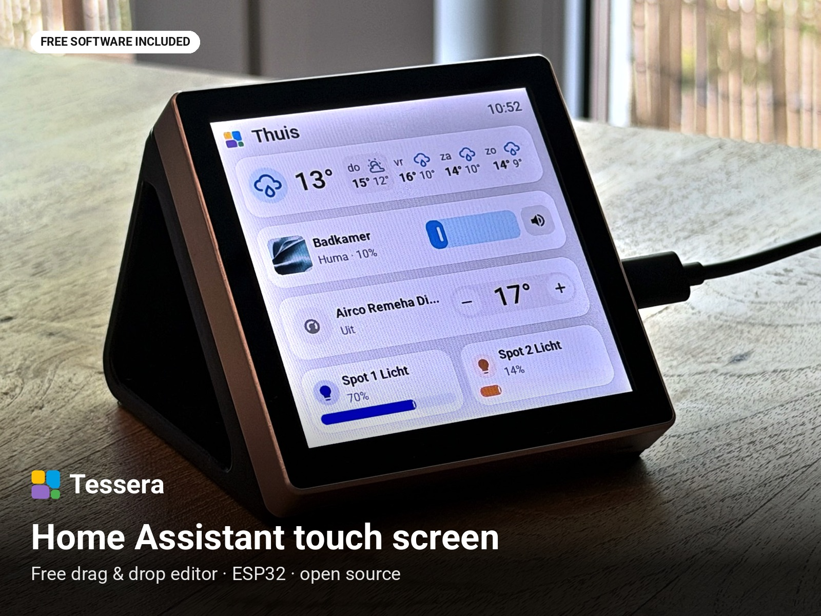 Tessera: Home Assistant Display v2, Guition 4" - 1