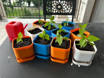 ADKS - Easy all-in-one plant pot + saucer