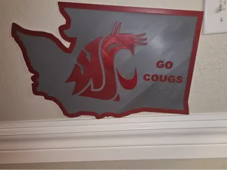 Go Cougs Wall Sign