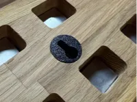 22mm Flush Keyhole Wall Mount Insert