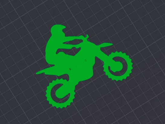 Moto Cross Stencil
