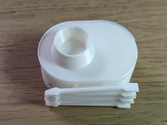 Stackable Epoxi Cup with spatula