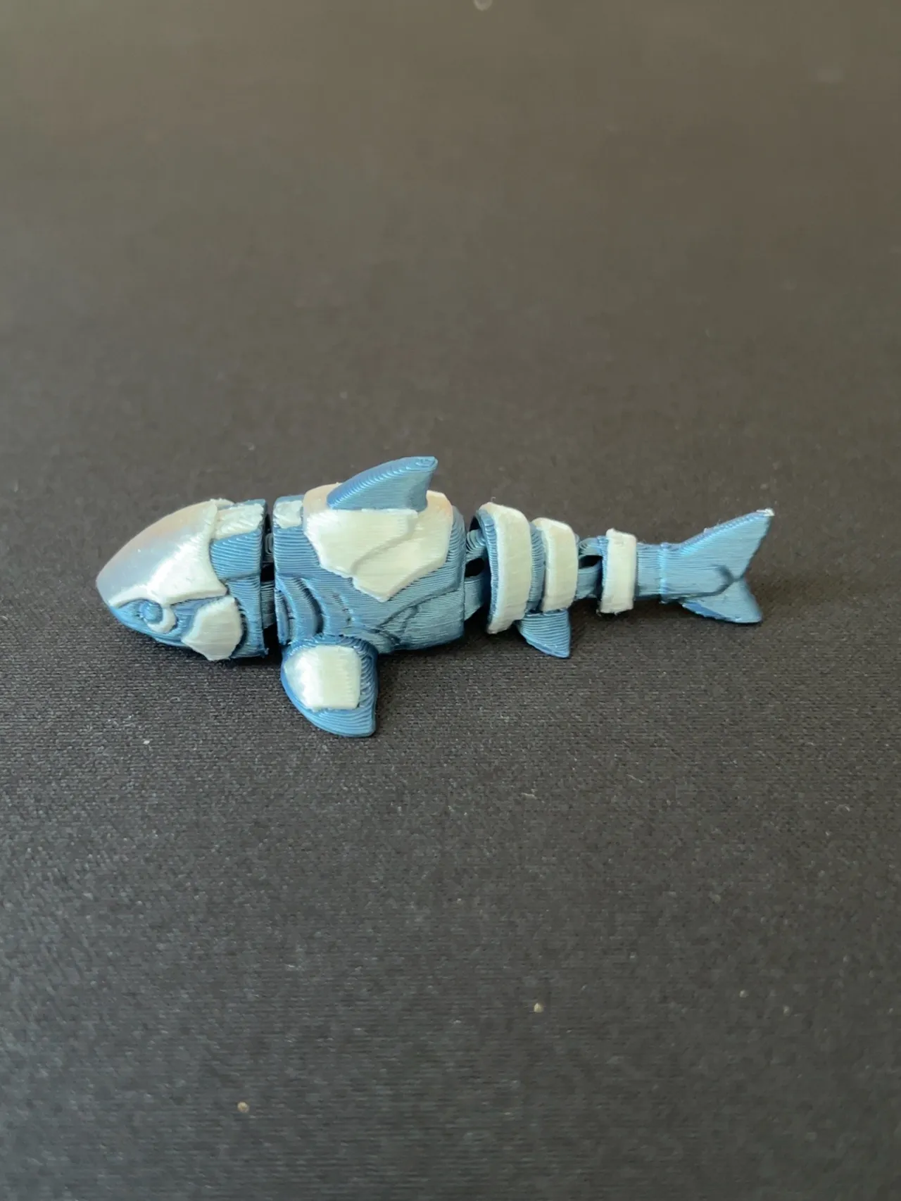 Flexi Armoured Shark, cute Articulated animal view 3