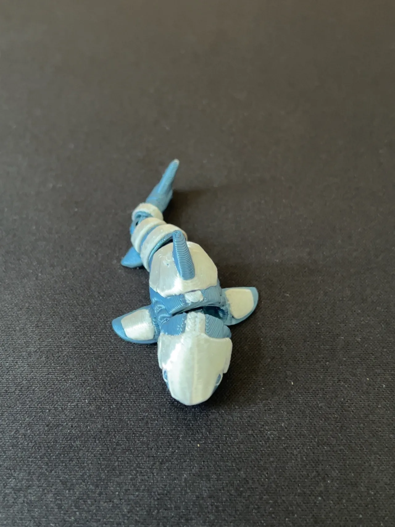 Flexi Armoured Shark, cute Articulated animal view 4