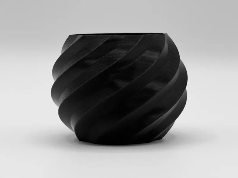 Filament Display Spiral Vase