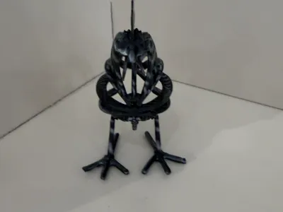 Metal Chicken Statue