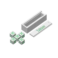 Dés de Yahtzee avec boîtier — photo 3