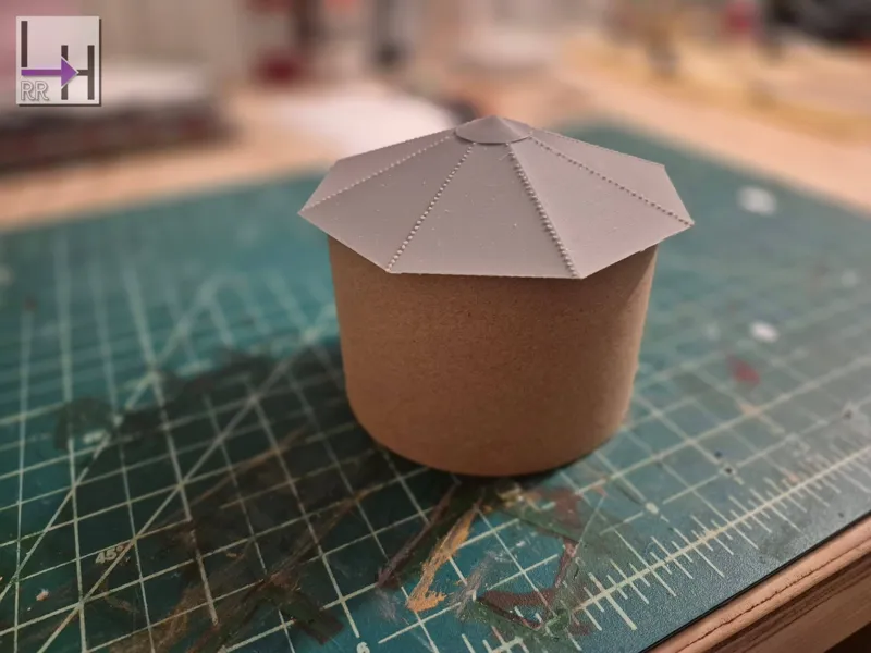 Model Roof for Bambu Filament Spool Core