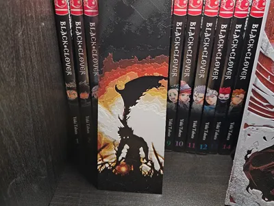 Black Clover Bookmark | Hueforge Multicolor