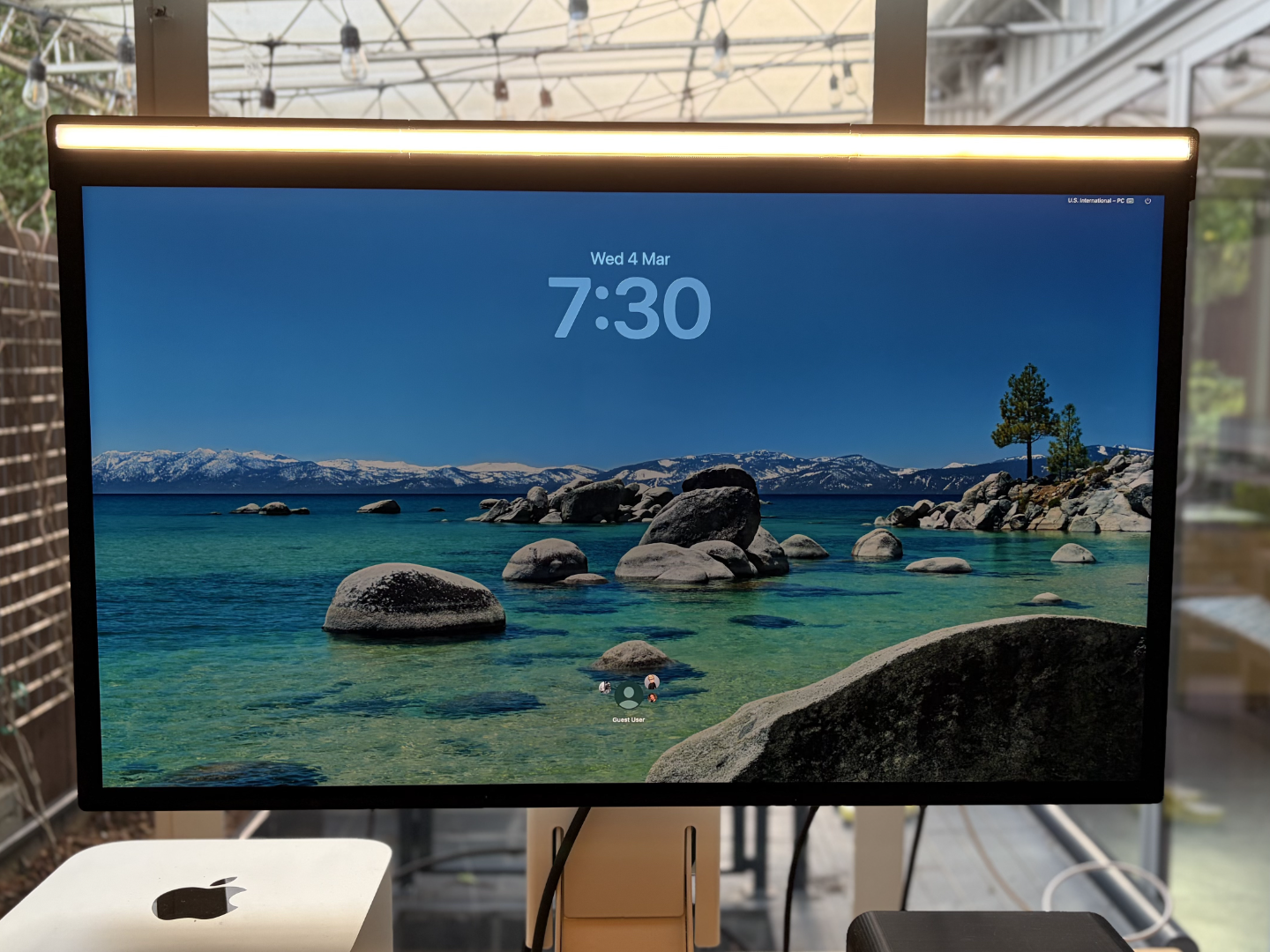 Apple Studio Display Videocall Strip Light