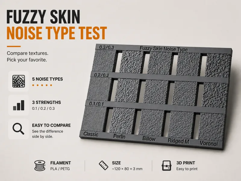Fuzzy Skin Noise Type Test 
