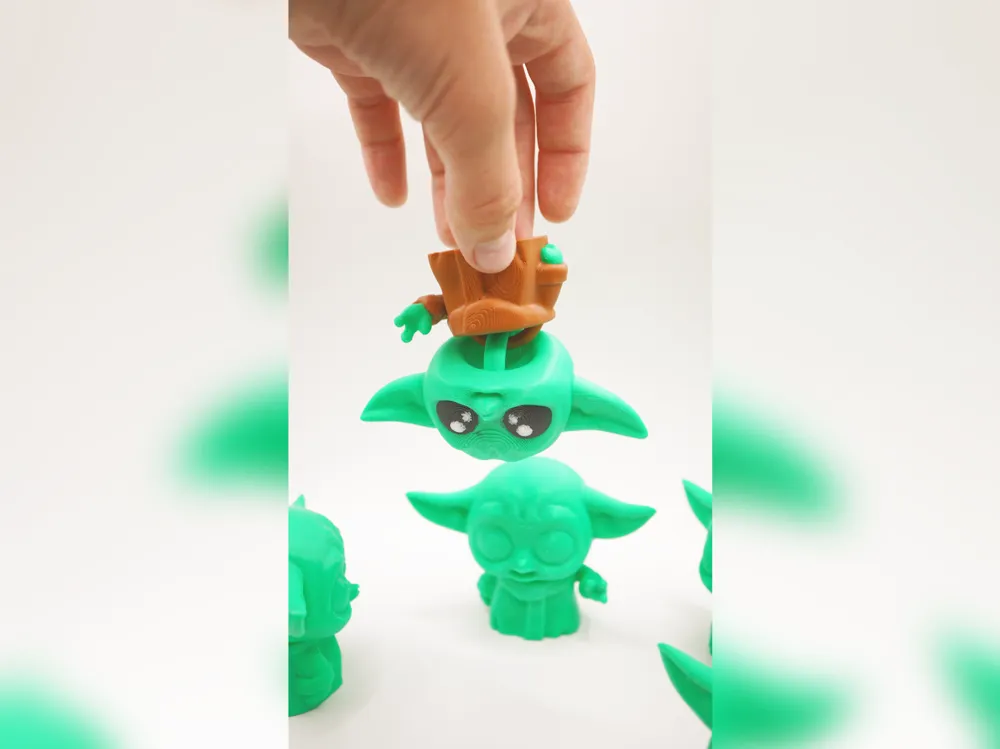 Flexi Grogu by SternPrinting MakerWorld: Download Free 3D Models