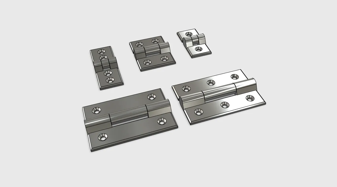 Hinges Print in Place view 2
