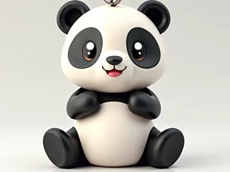 Panda key chain 