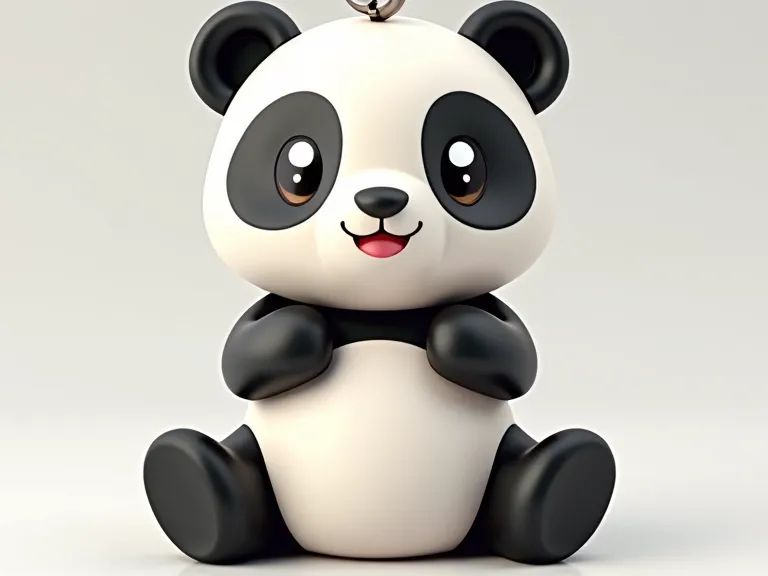 Panda key chain 