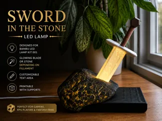 Sword in the Stone LED Lamp