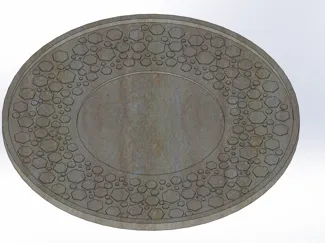 Planter Saucer - Stone Texture