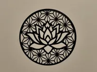 Déco murale fleur de lotus — photo 2