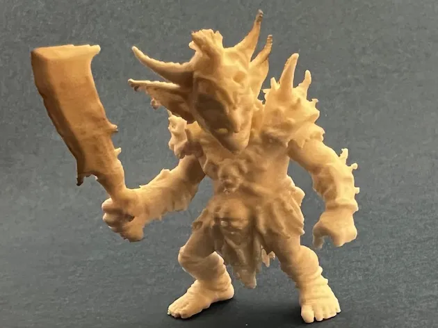 Goblin Warlord with sword