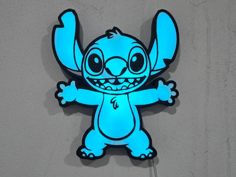 Stitch Lightbox / Lámpara Caja de Luz