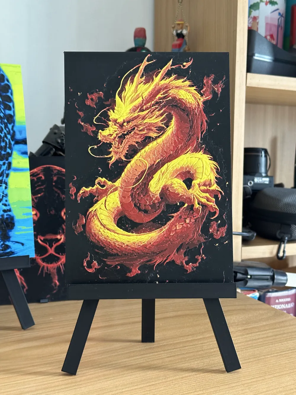 Chinese dragon gold HueForge by enricoRE - MakerWorld