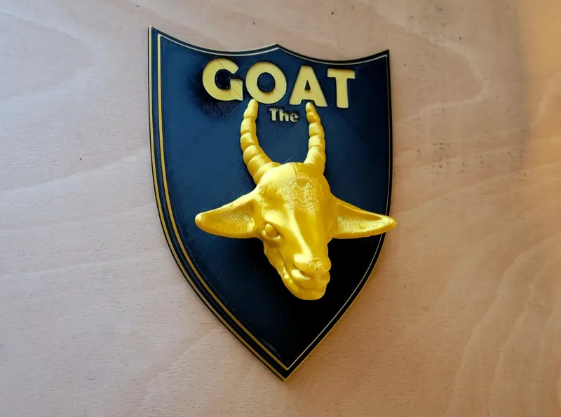 The GOAT Trophy - Greatest Of All Time!