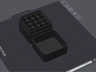 AA Battery Storage Box