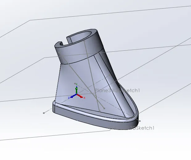 Heel for the golf bag